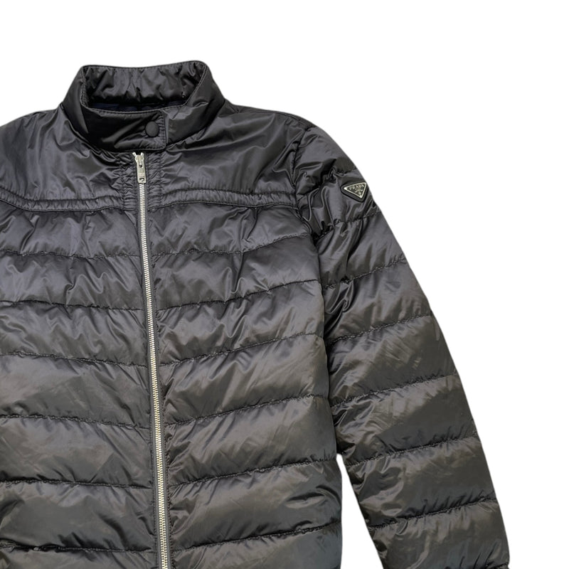 Men's Plaque Logo Down Jacket Black Size IT 48 / M