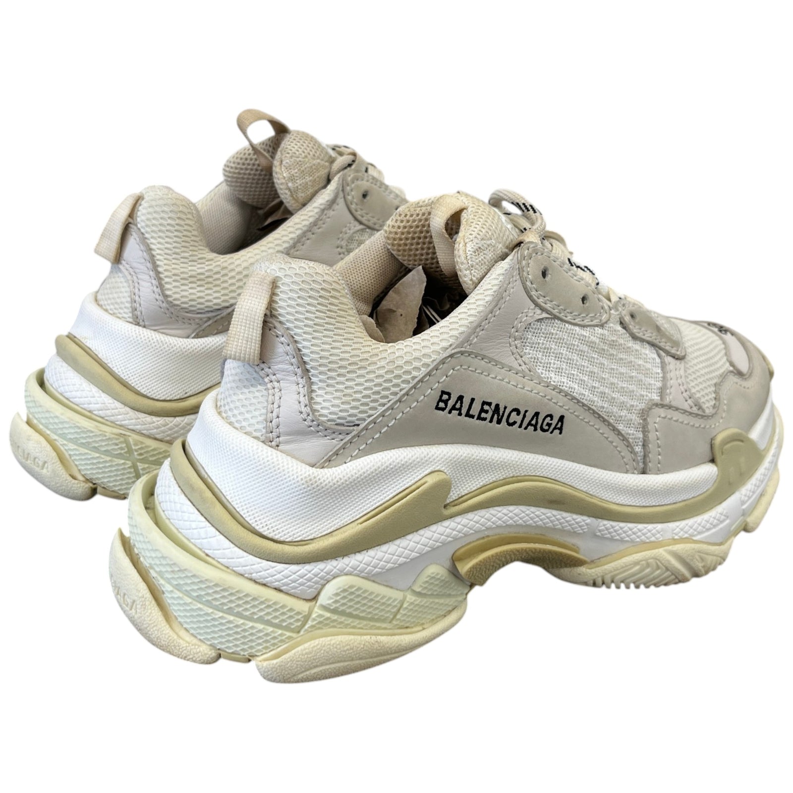 Women's Triple S Low Trainers Cream Size EU 36 / UK 3 - Photo 8