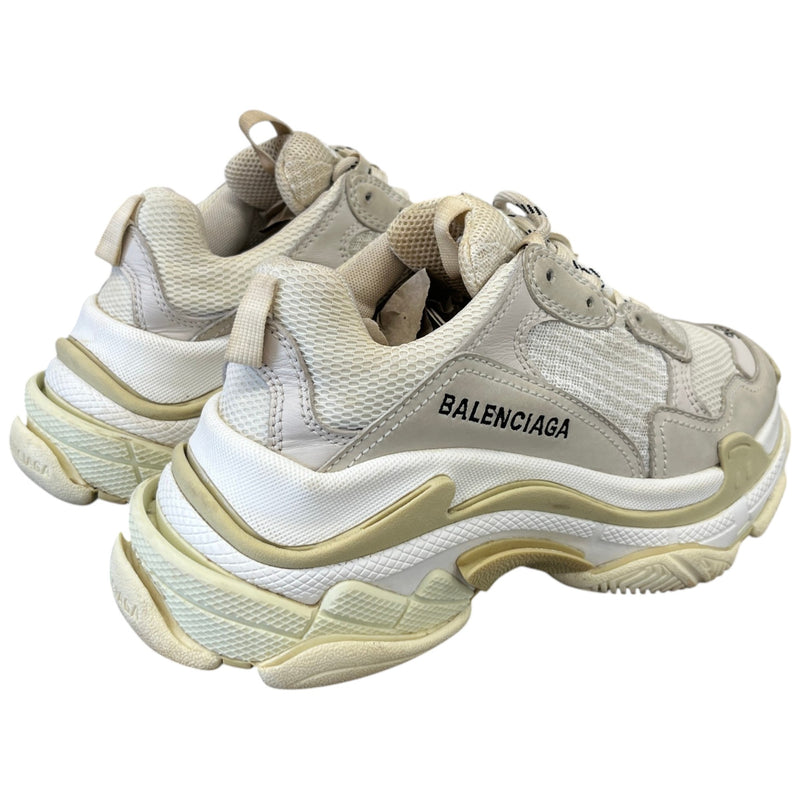 Women's Triple S Low Trainers Cream Size EU 36 / UK 3