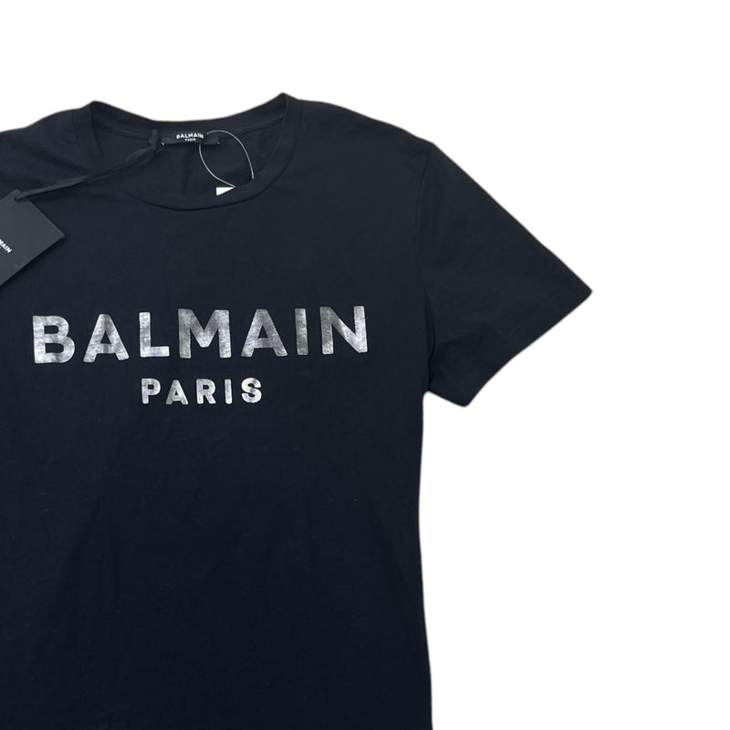 Men's Logo Print T-Shirt Black Size M