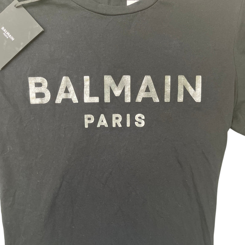 Men's Logo Print T-Shirt Black Size M