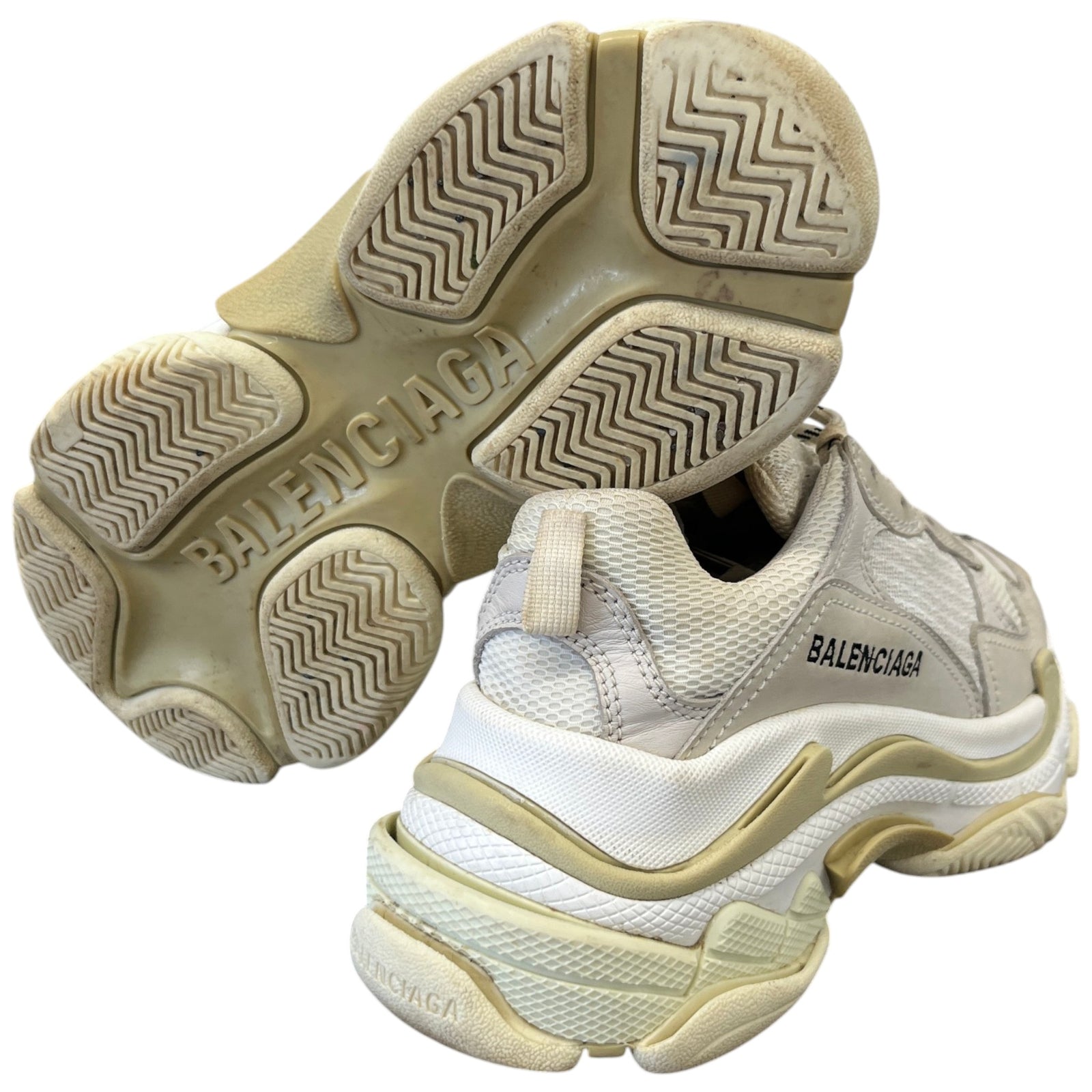 Women's Triple S Low Trainers Cream Size EU 36 / UK 3 - Photo 10