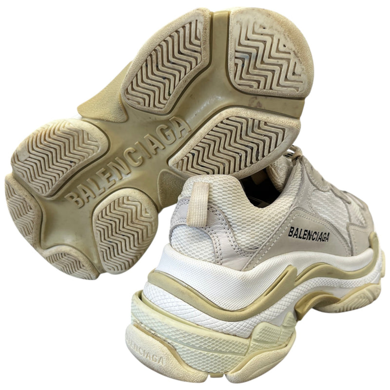 Women's Triple S Low Trainers Cream Size EU 36 / UK 3