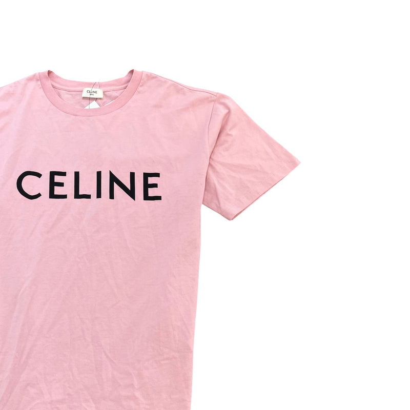 Women's Logo Print T-Shirt Pink Size S / UK 8