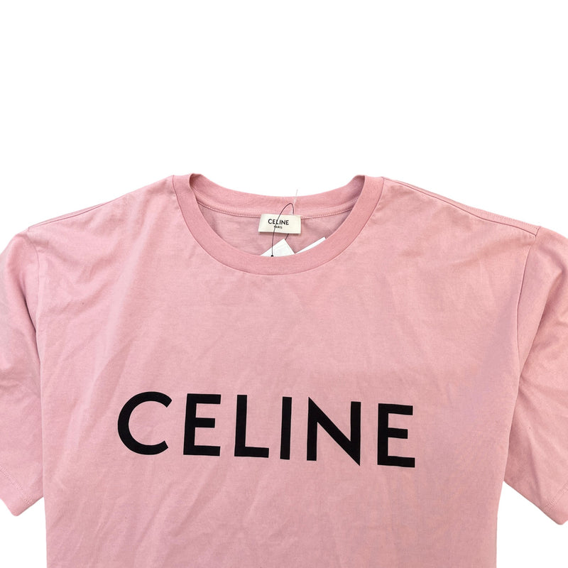 Women's Logo Print T-Shirt Pink Size S / UK 8