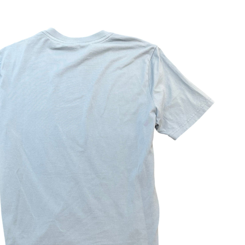 Men's Logo Print T-Shirt Blue Size XS