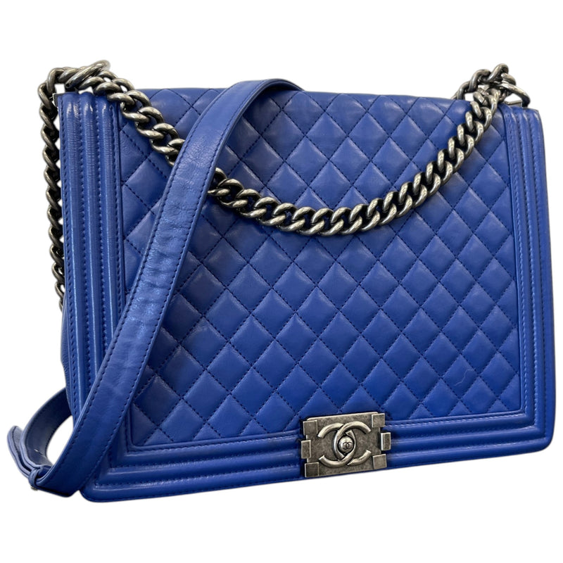 Women's Boy Flap XL Handbag Blue