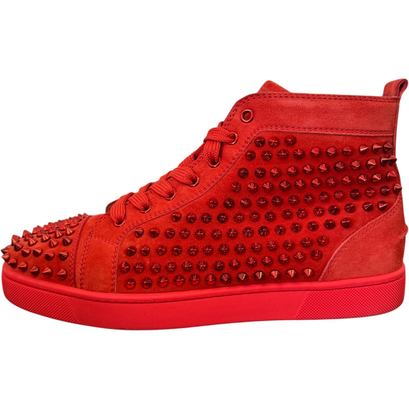 Men's Louis Spikes High Trainers Red Size UK 6.5 / EU 40.5