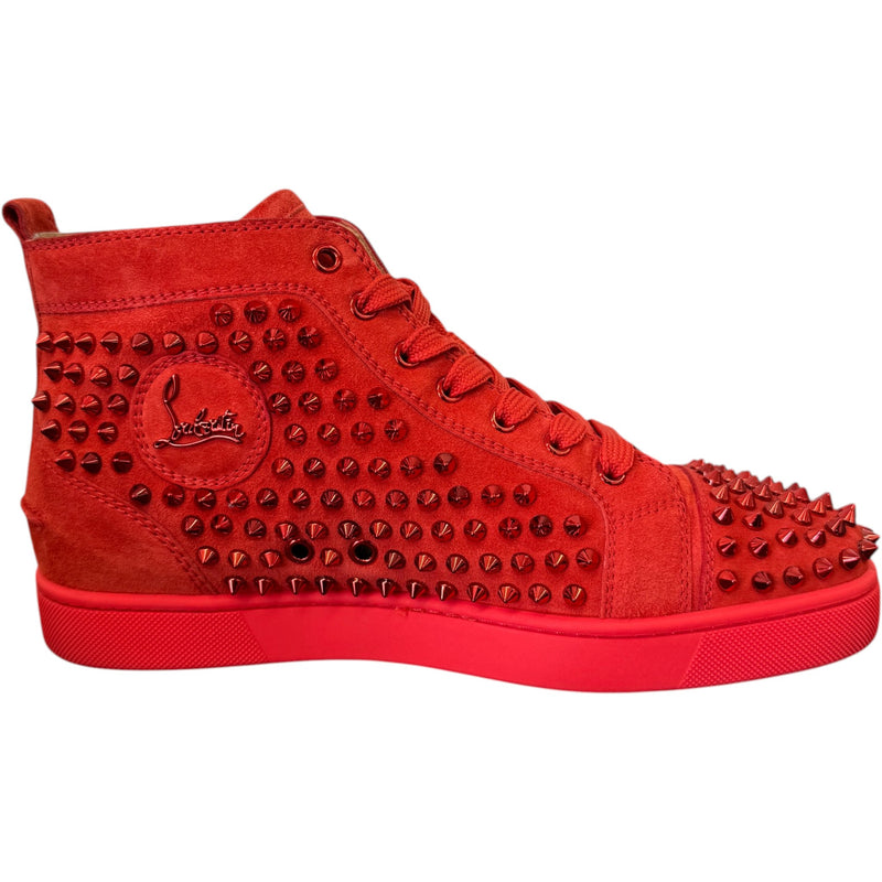 Men's Louis Spikes High Trainers Red Size UK 6.5 / EU 40.5