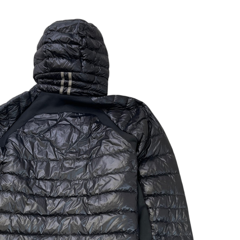 Men's Hybridge Lite Hoody Down Jacket Black Size XL