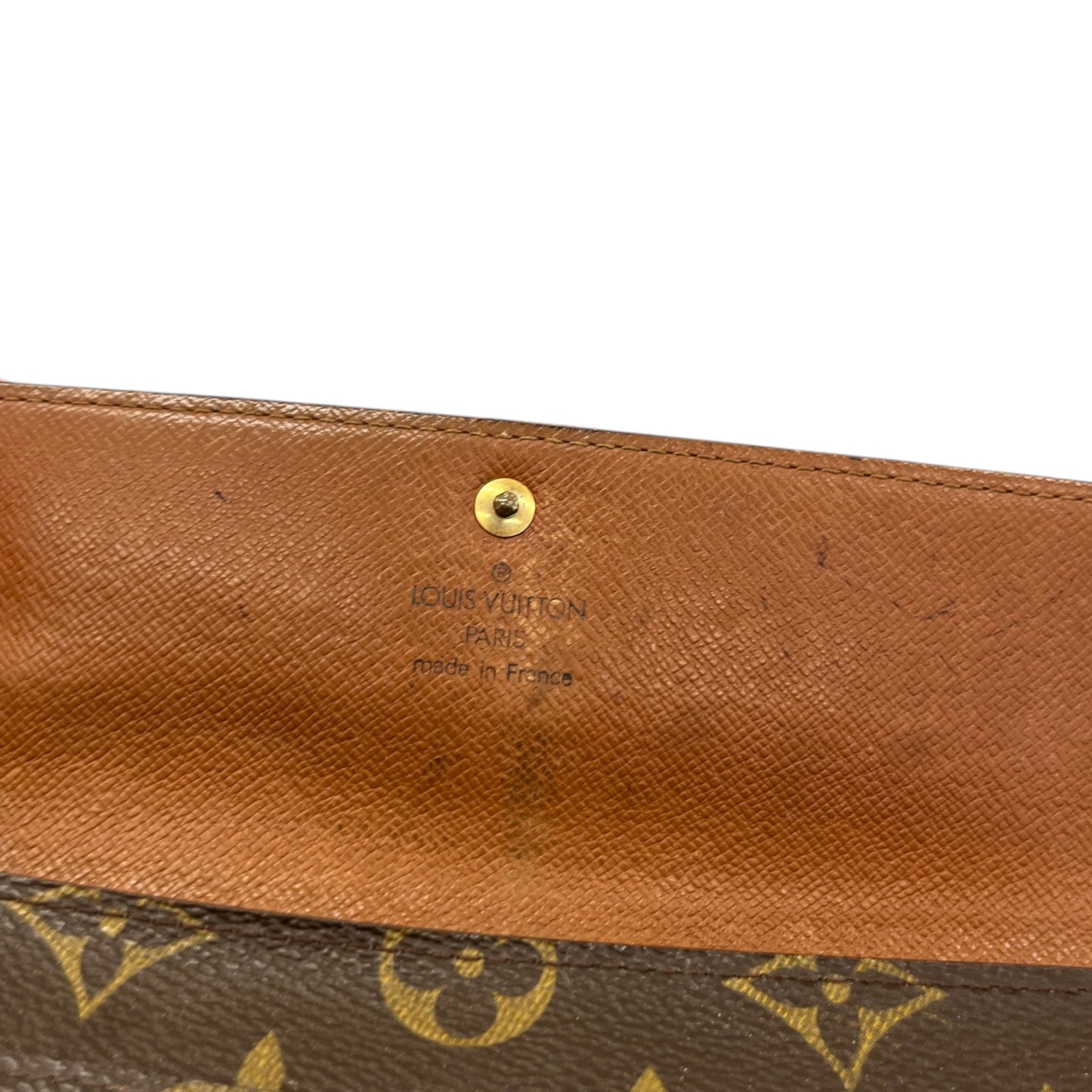 Women's Monogram Sarah Wallet Brown - Photo 7