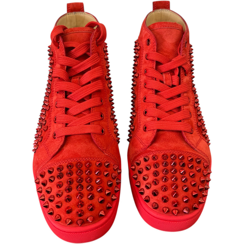 Men's Louis Spikes High Trainers Red Size UK 6.5 / EU 40.5