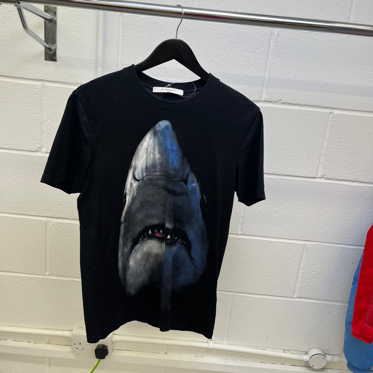 Men's Shark T-Shirt Black Size S - Photo 8