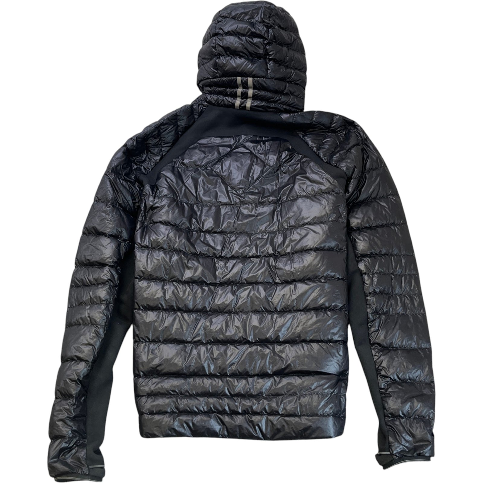 Men's Hybridge Lite Hoody Down Jacket Black Size XL - Photo 2