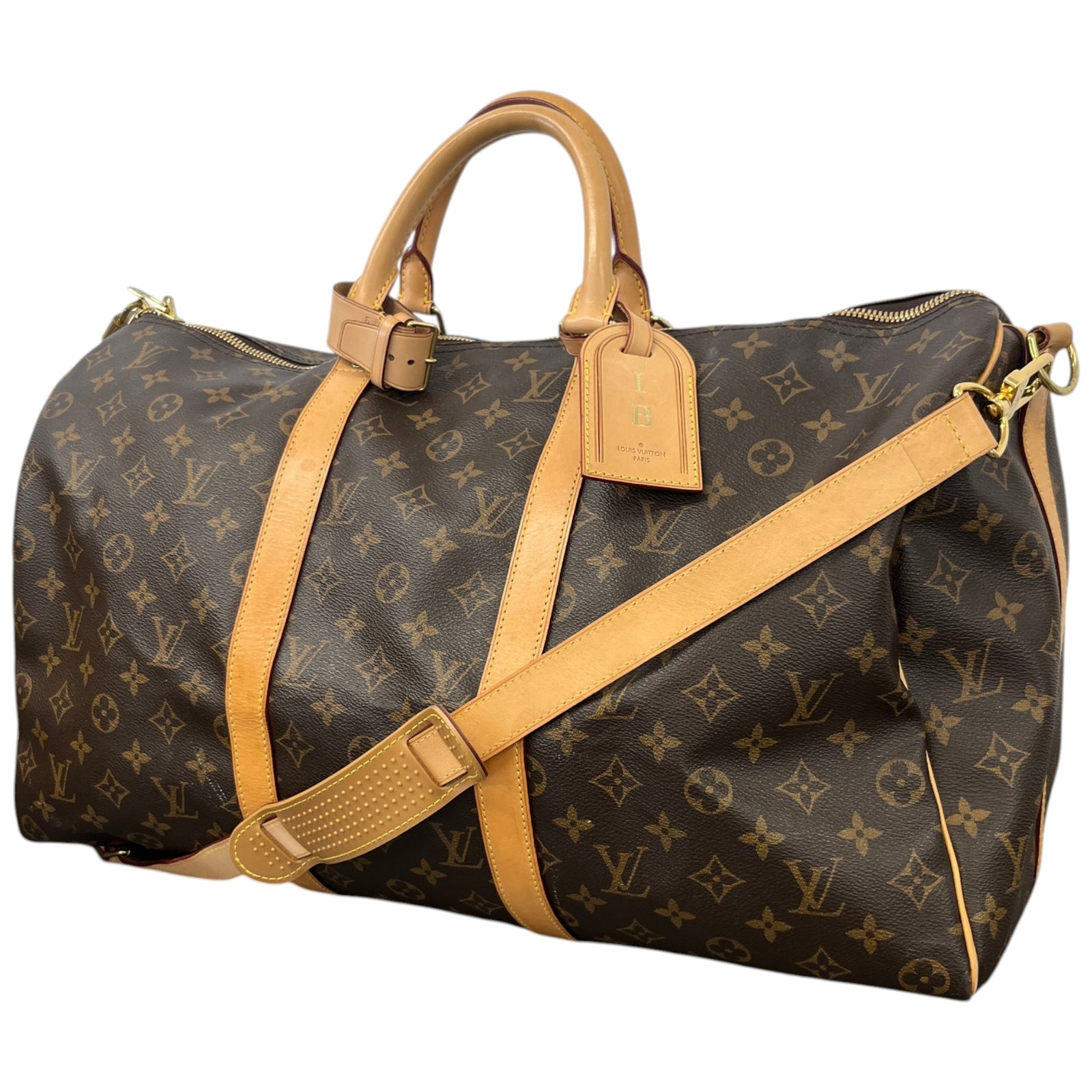 Men's Monogram Keepall Bandoulière 50 Bag Brown - Photo 5