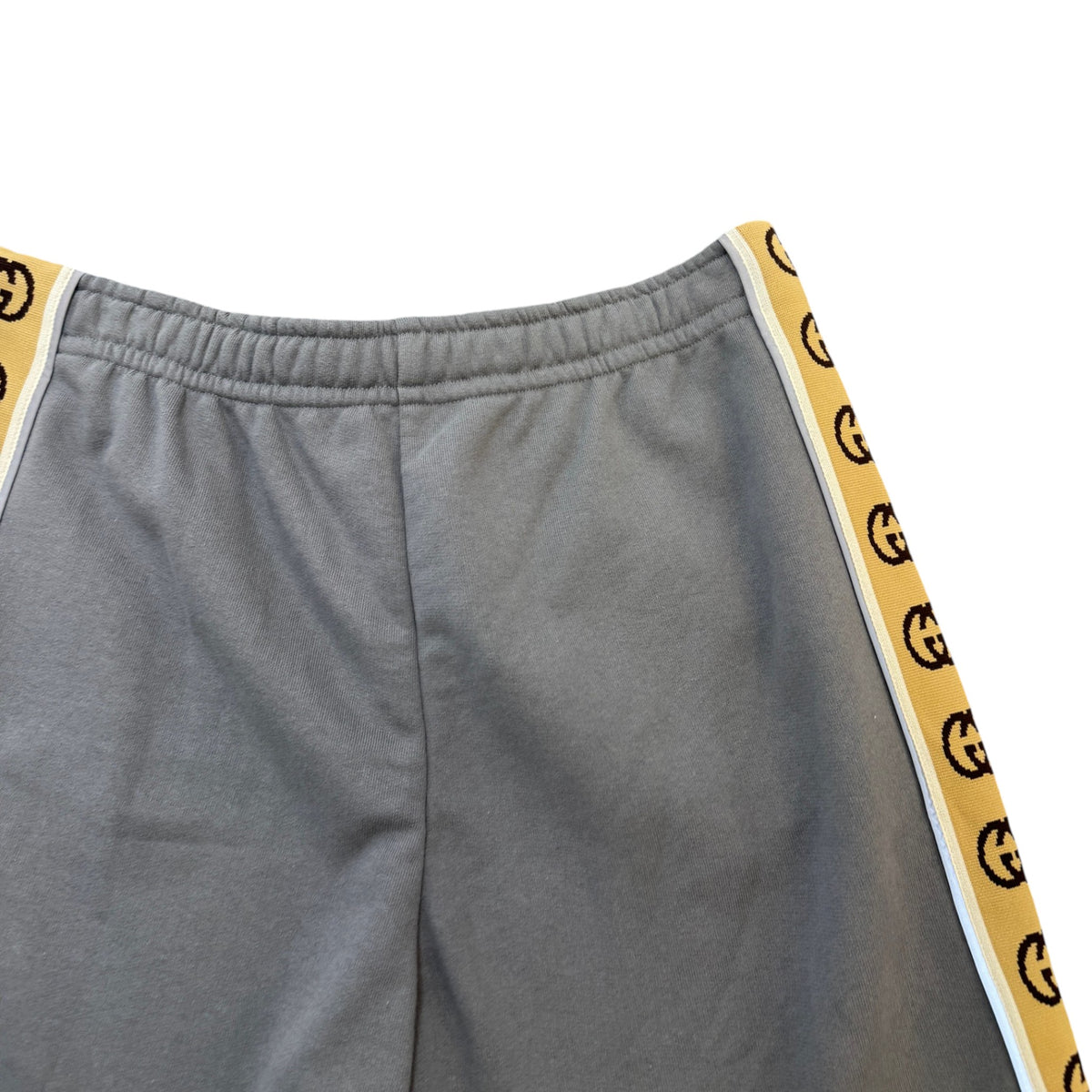 Men's GG Tape Shorts Grey Size XL / W36 - Photo 3