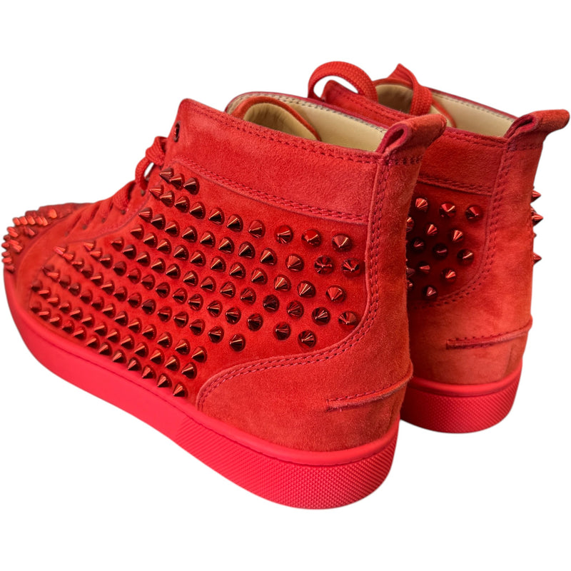 Men's Louis Spikes High Trainers Red Size UK 6.5 / EU 40.5