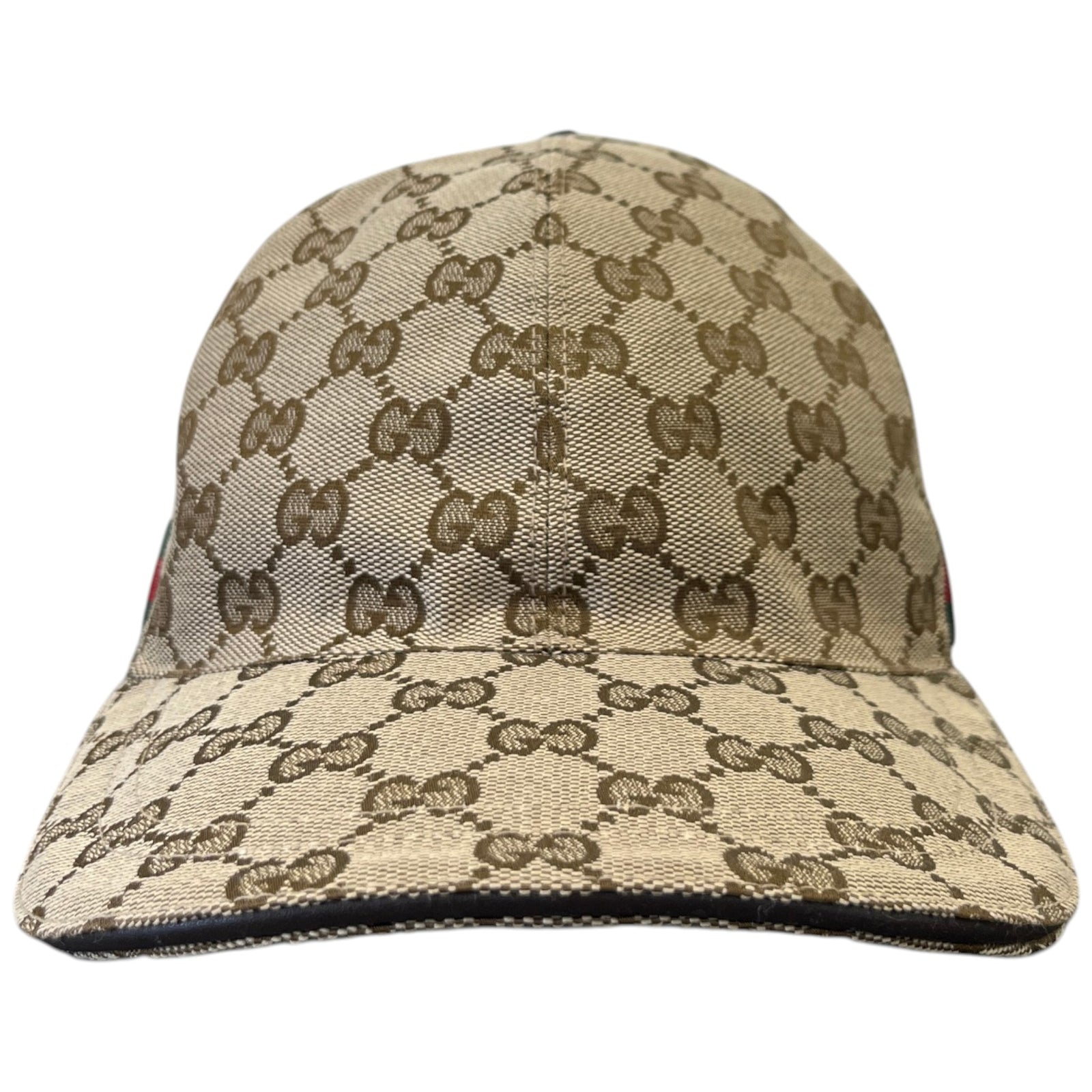 Men's Gg Canvas Baseball Cap Beige Size M - Photo 1