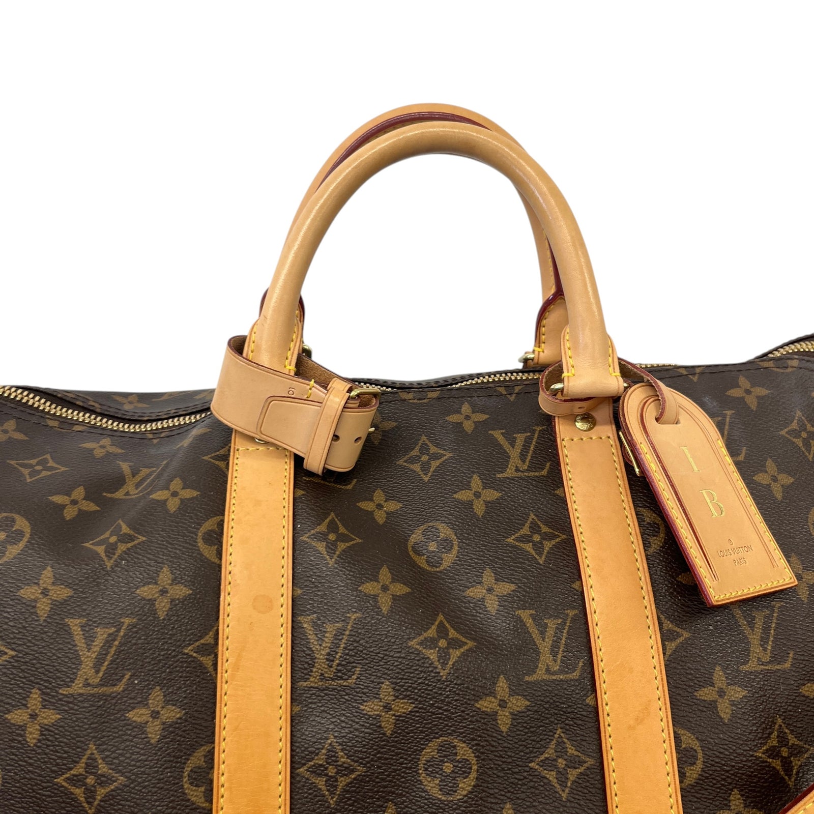 Men's Monogram Keepall Bandoulière 50 Bag Brown - Photo 10