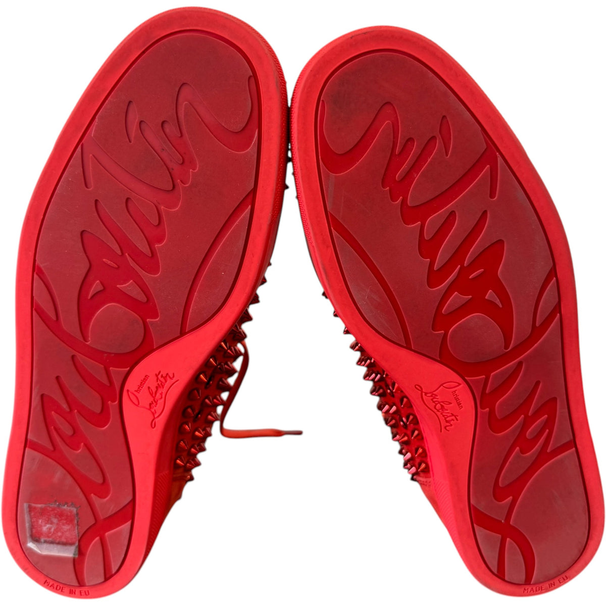 Men's Louis Spikes High Trainers Red Size UK 6.5 / EU 40.5 - Photo 10