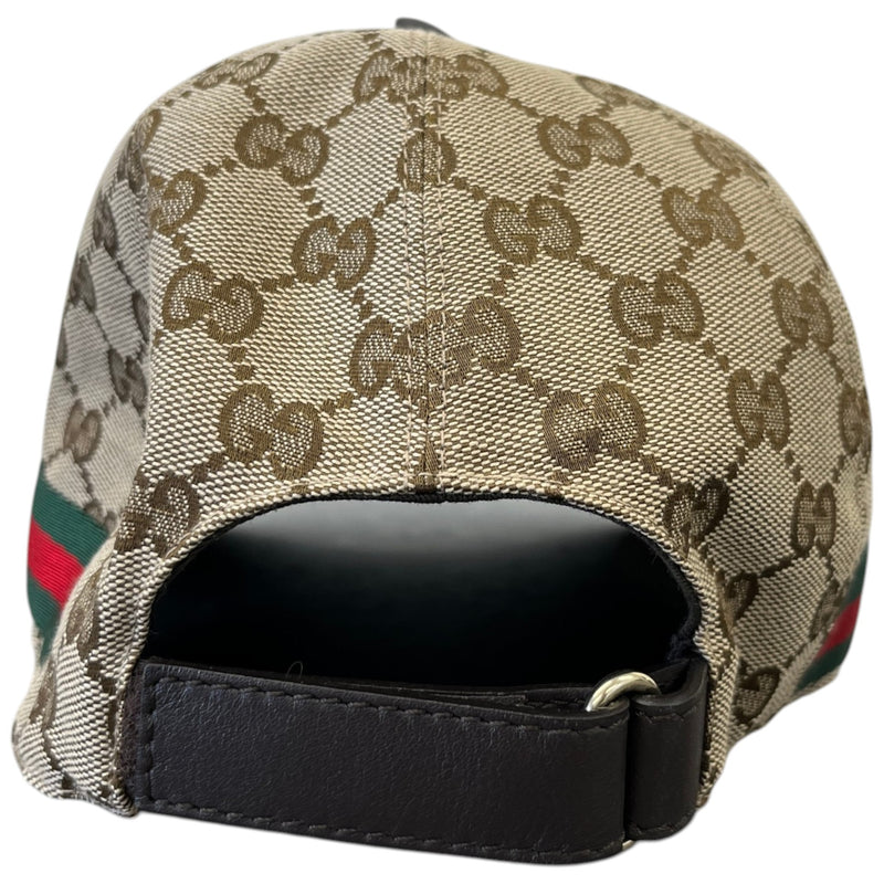 Men's Gg Canvas Baseball Cap Beige Size M