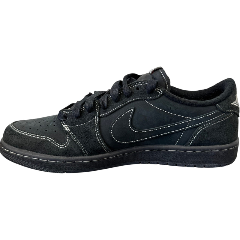 Men's Travis Scott x Air Jordan 1 Retro Low OG SP "Black Phantom" Low Trainers Black Size UK 10 / EU 44