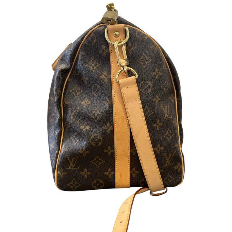 Men's Monogram Keepall Bandoulière 50 Bag Brown