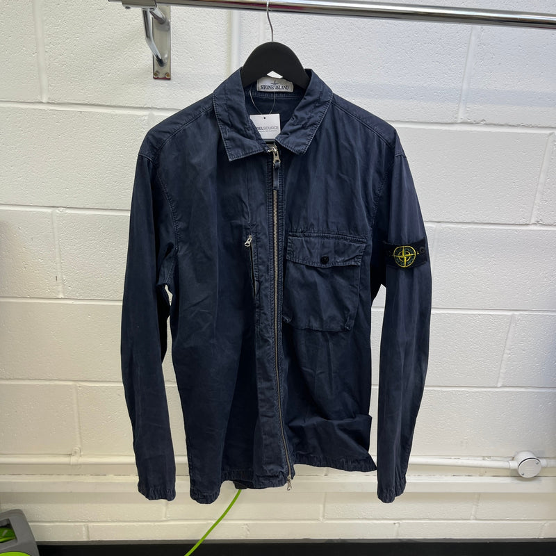 Men's Applique Logo Jacket Navy Size XXL