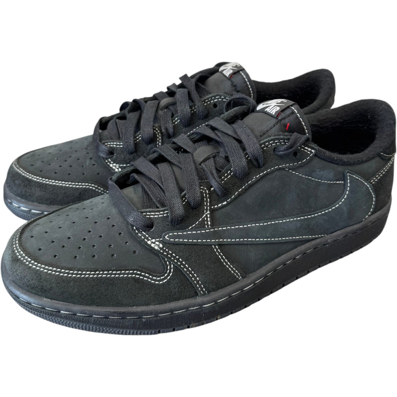 Men's Travis Scott x Air Jordan 1 Retro Low OG SP "Black Phantom" Low Trainers Black Size UK 10 / EU 44