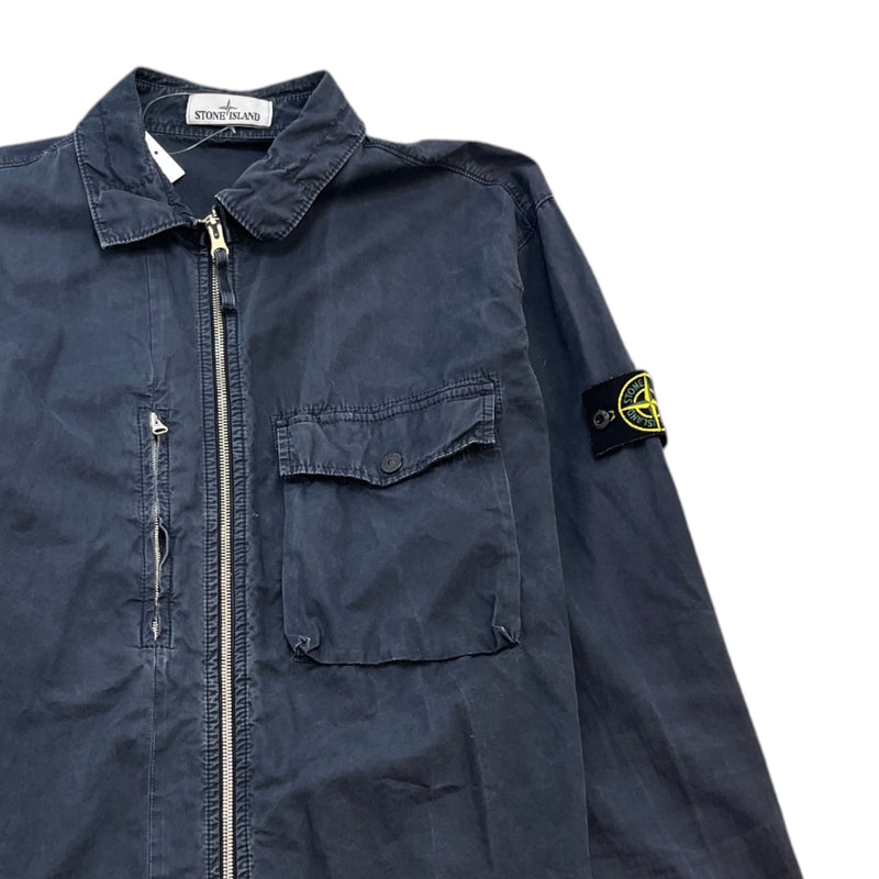 Men's Applique Logo Jacket Navy Size XXL