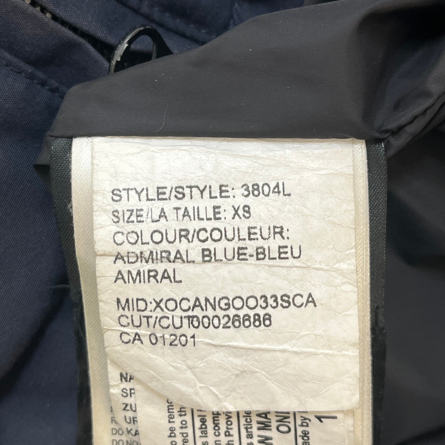 Women's Chelsea Parka Down Jacket Navy Size XS - Photo 8
