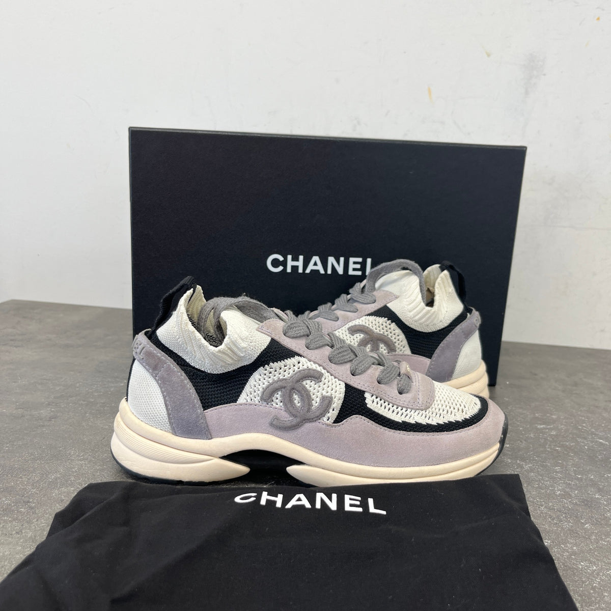 Women's CC Runner Low Trainers Grey Size UK 4 / EU 37 - Photo 12