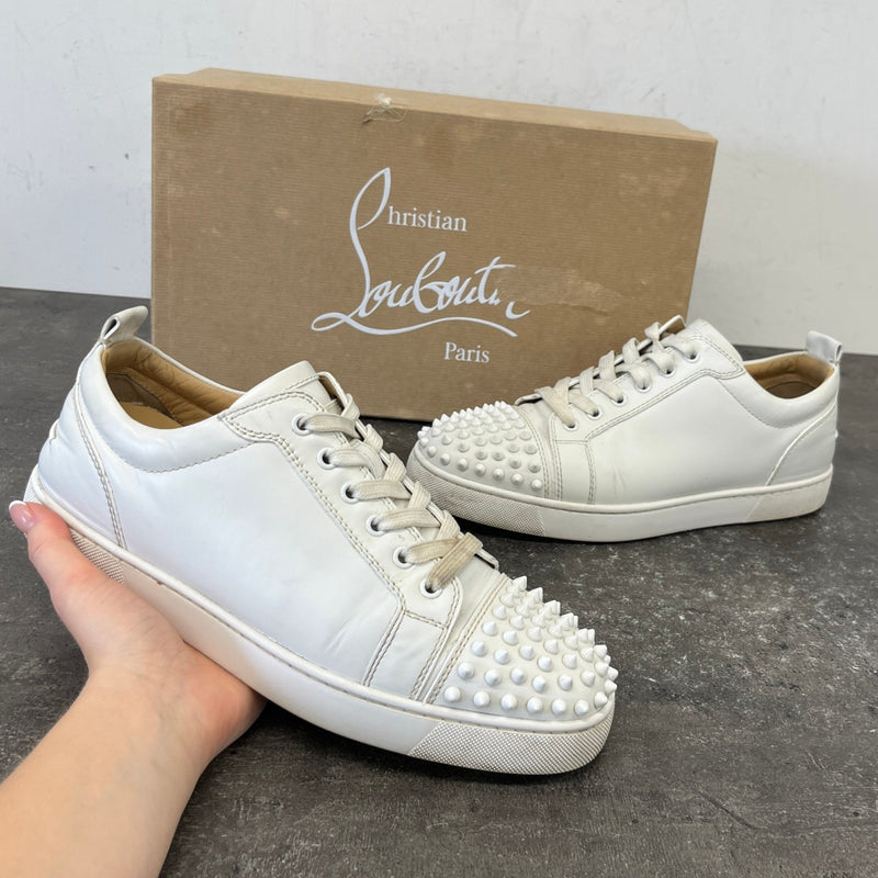 Men's Louis Junior Spikes Low Trainers White Size EU 42 / UK 8