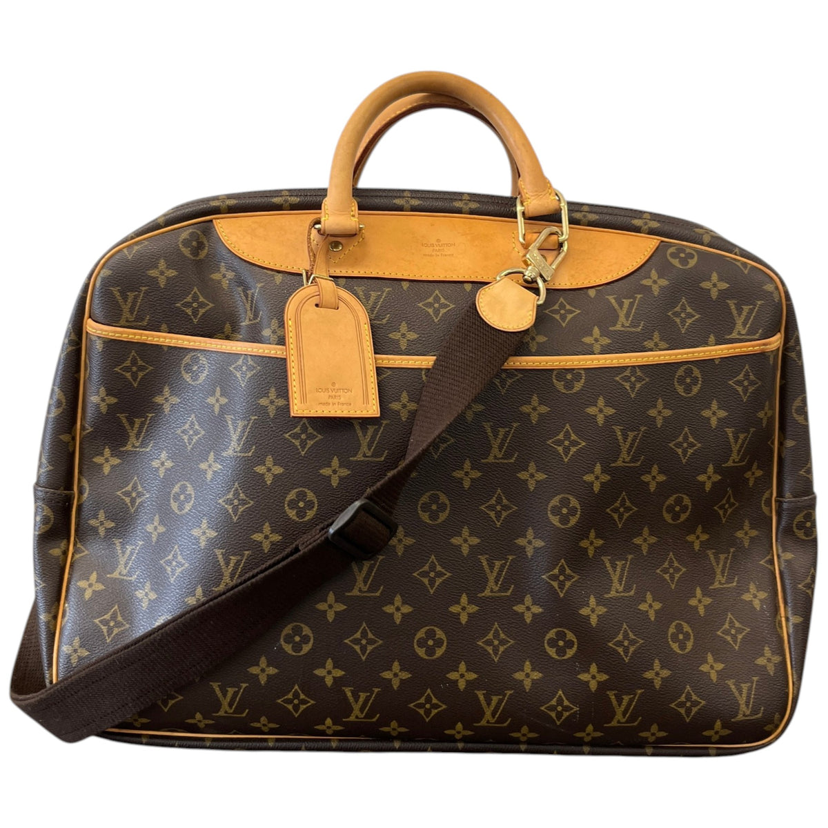 Women's Monogram Alizé 24 Heures Travel Bag Brown - Photo 1