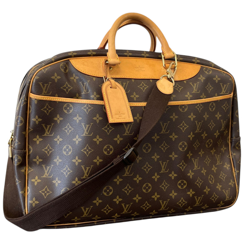 Women's Monogram Alizé 24 Heures Travel Bag Brown
