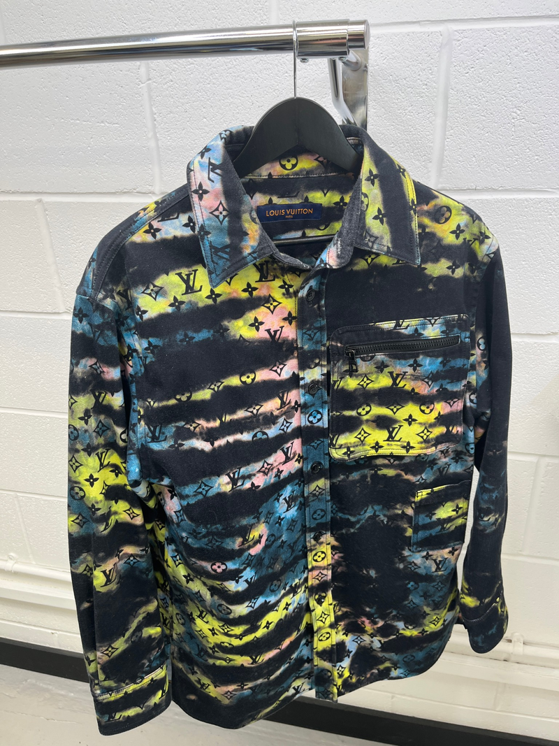 Men's Monogram Tie-Dye Fw21 Jacket Multi-Coloured Size S