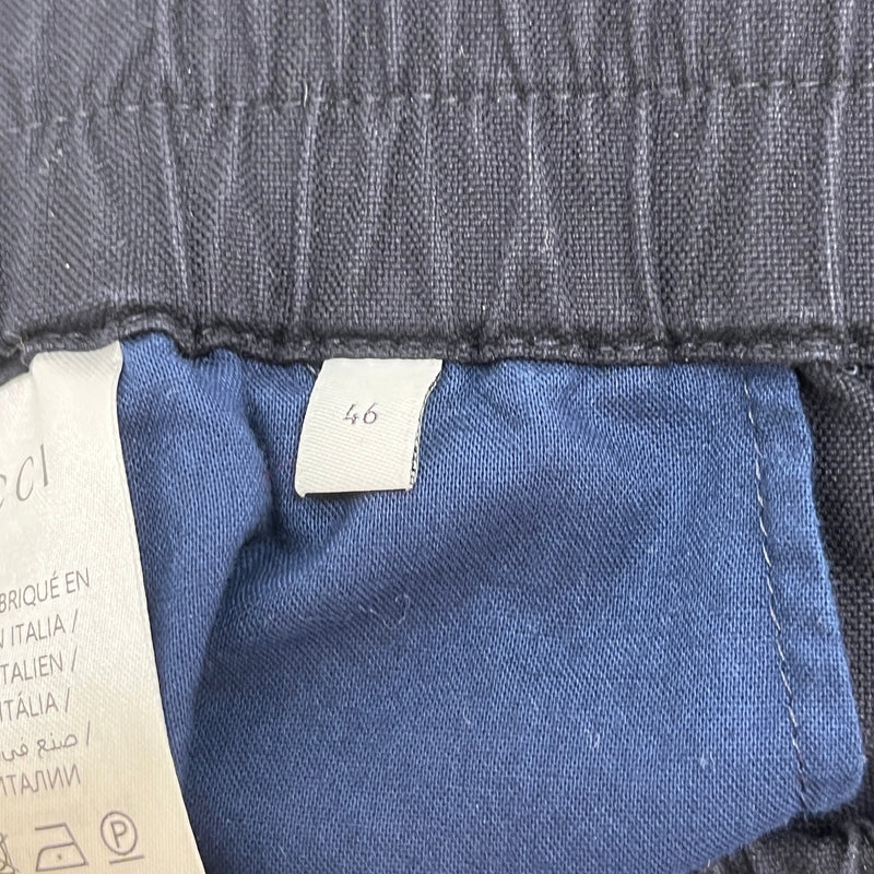 Women's Logo Embroidered Shorts Navy Size XL / UK 14