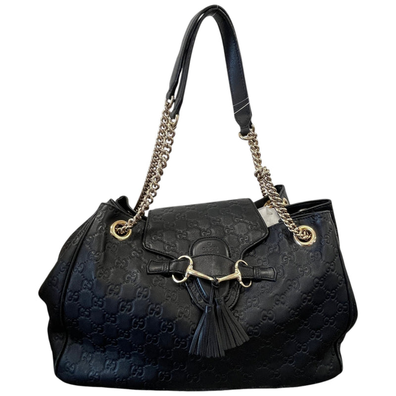Women's Emily Guccissima Handbag Black