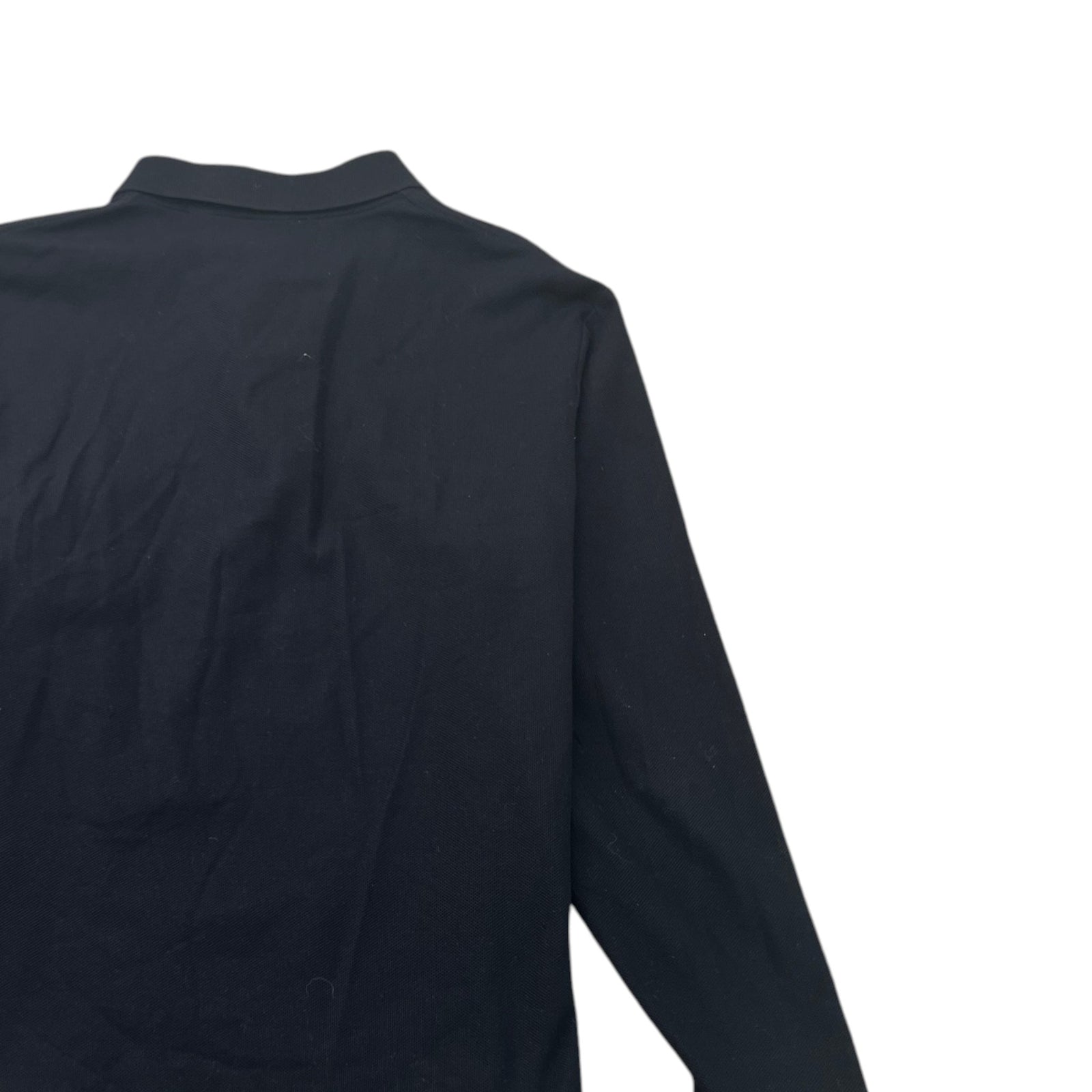 Men's Embroidered Logo Polo Shirt Black Size M - Photo 4