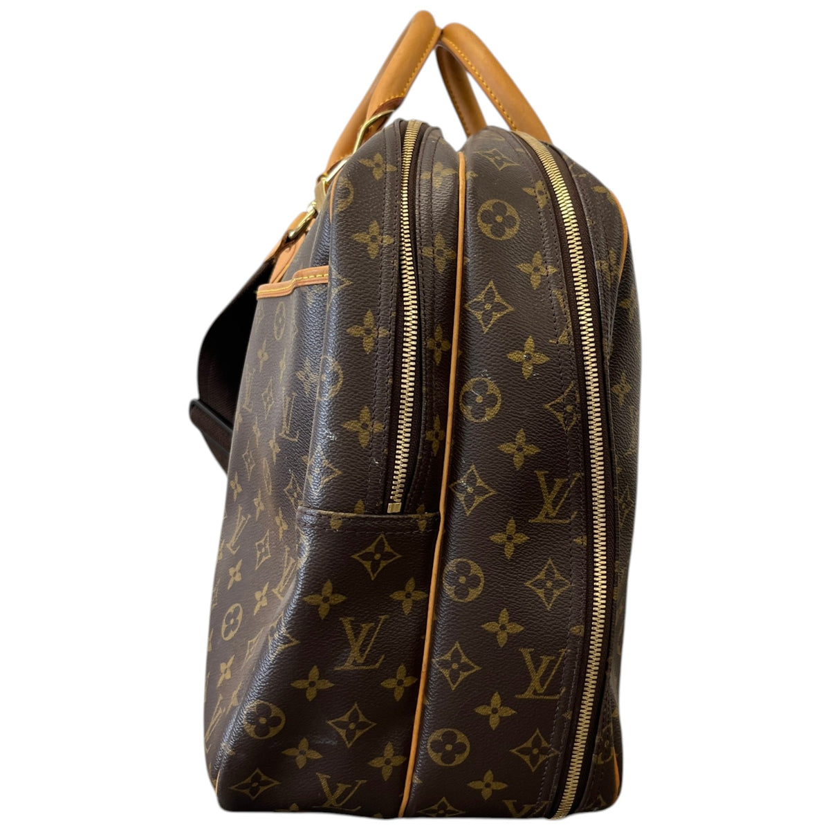 Women's Monogram Alizé 24 Heures Travel Bag Brown - Photo 5