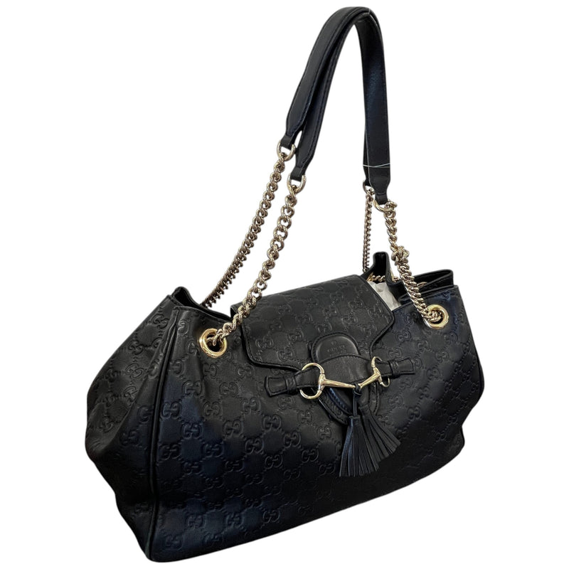 Women's Emily Guccissima Handbag Black