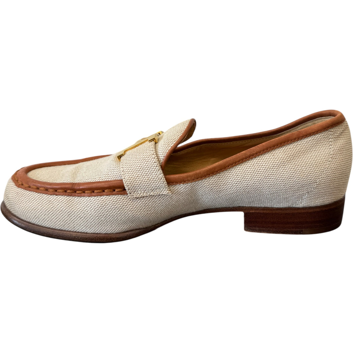 Women's Mocassim Loafers Brown Size UK 3 / EU 36 - Photo 2