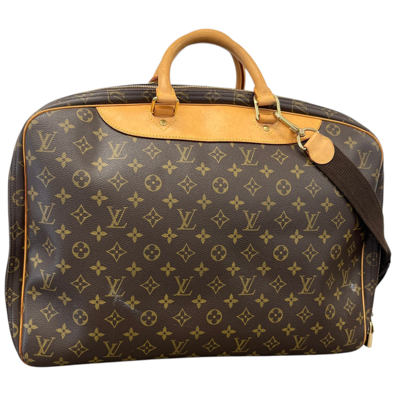 Women's Monogram Alizé 24 Heures Travel Bag Brown