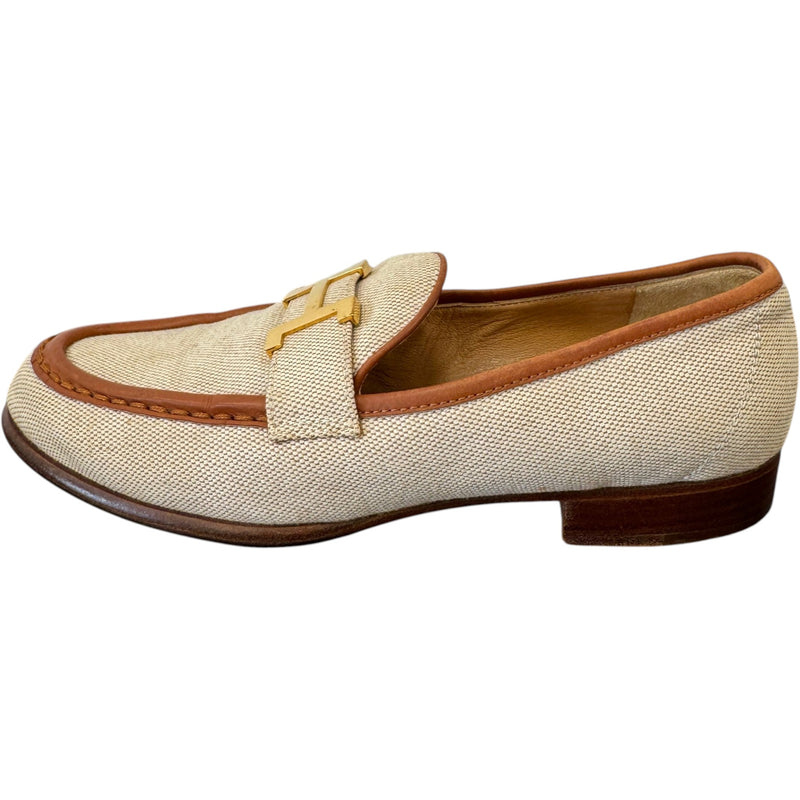 Women's Mocassim Loafers Brown Size UK 3 / EU 36