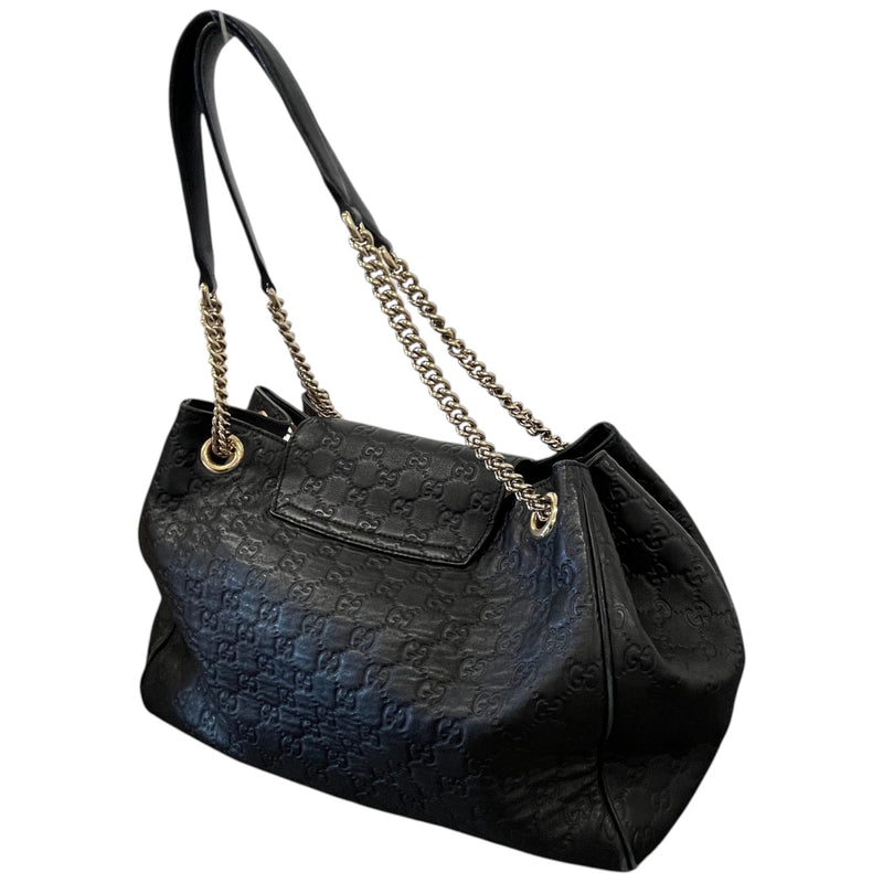 Women's Emily Guccissima Handbag Black