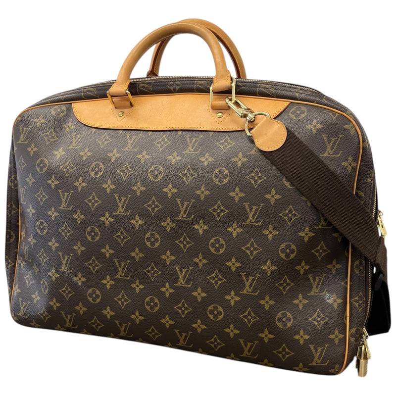 Women's Monogram Alizé 24 Heures Travel Bag Brown