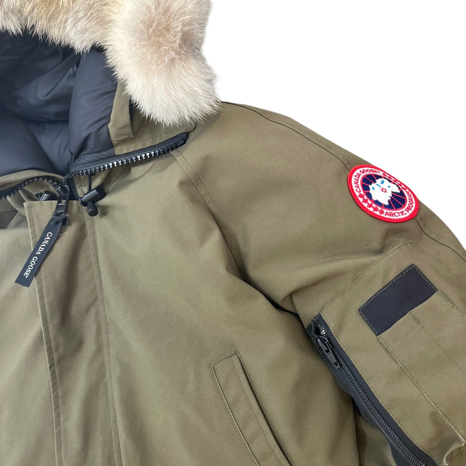 Men's Chilliwack Bomber Down Jacket Green Size M - Photo 6