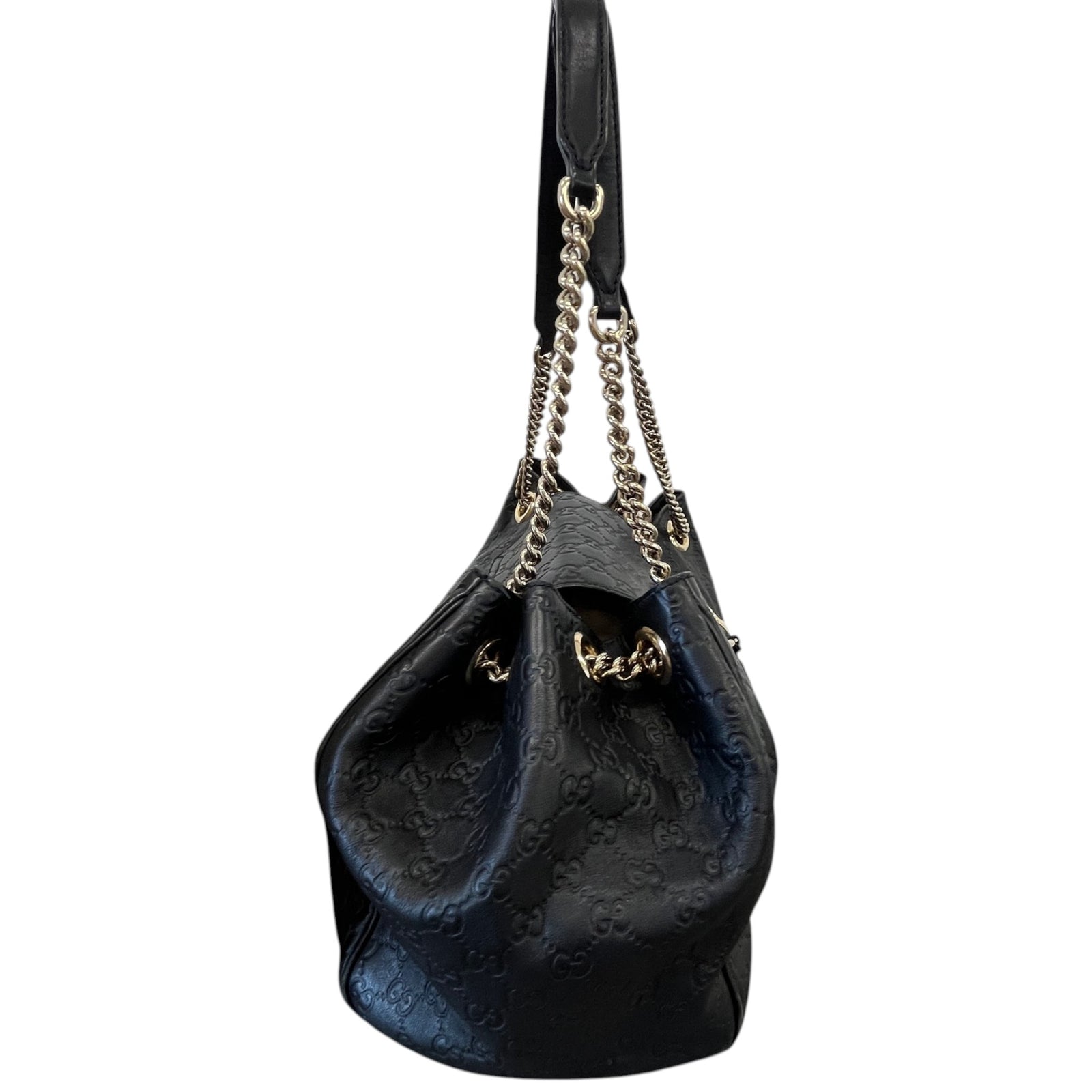 Women's Emily Guccissima Handbag Black - Photo 6
