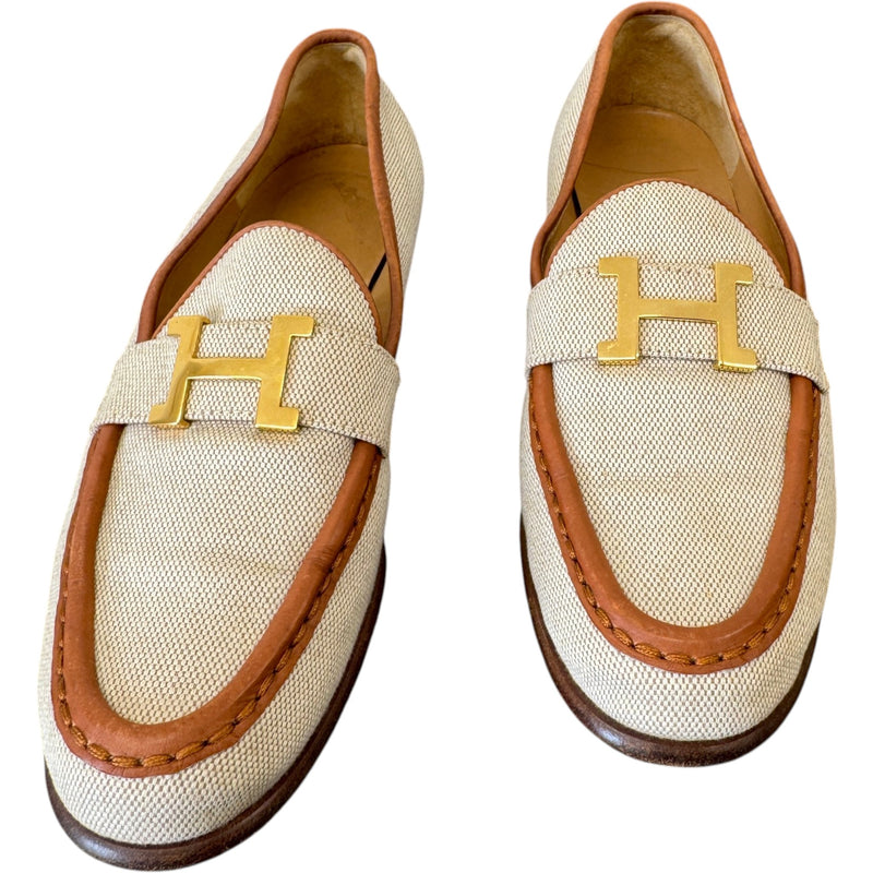 Women's Mocassim Loafers Brown Size UK 3 / EU 36