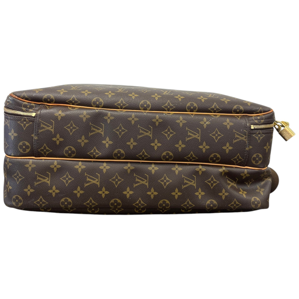 Women's Monogram Alizé 24 Heures Travel Bag Brown - Photo 9